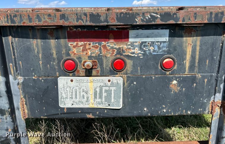 image for item OM9984 1991 Fontaine  FTW-4-8048SLW flatbed trailer