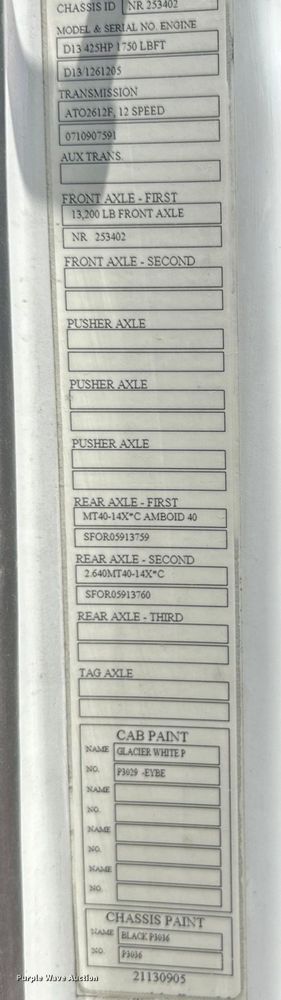 image for item ZA0418 2020 Volvo  VNR semi truck