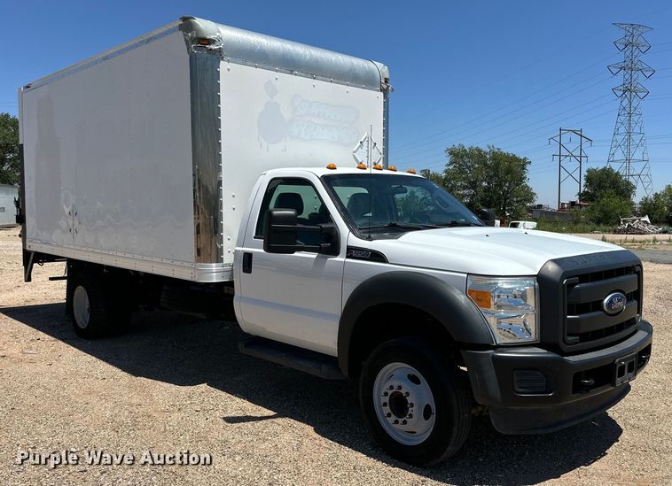image for item DK6649 2015 Ford F550 Super Duty XL box truck