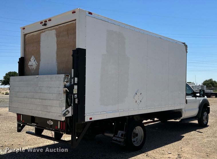 image for item DK6649 2015 Ford F550 Super Duty XL box truck