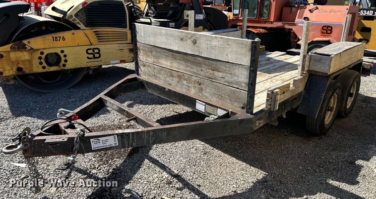 image for item DL4458 1986 Fleming Trailers T312 utility trailer