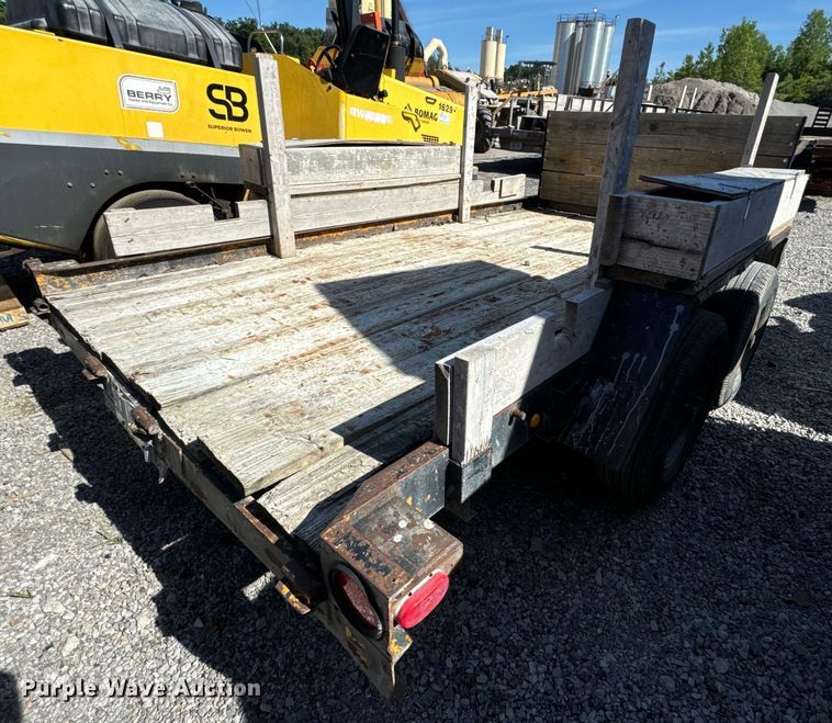 image for item DL4458 1986 Fleming Trailers T312 utility trailer