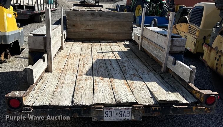 image for item DL4458 1986 Fleming Trailers T312 utility trailer