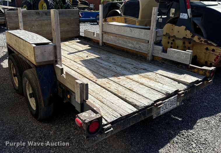 image for item DL4458 1986 Fleming Trailers T312 utility trailer