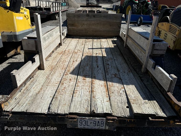 image for item DL4458 1986 Fleming Trailers T312 utility trailer