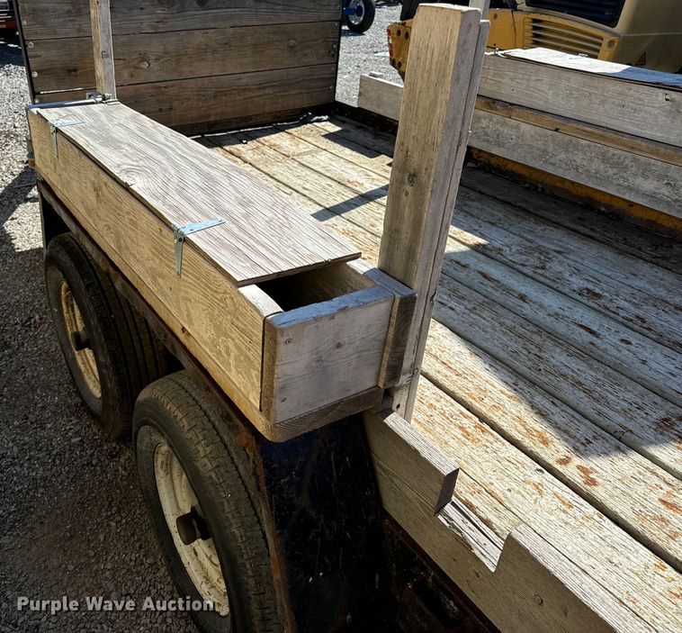 image for item DL4458 1986 Fleming Trailers T312 utility trailer