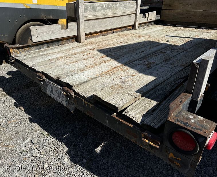 image for item DL4458 1986 Fleming Trailers T312 utility trailer