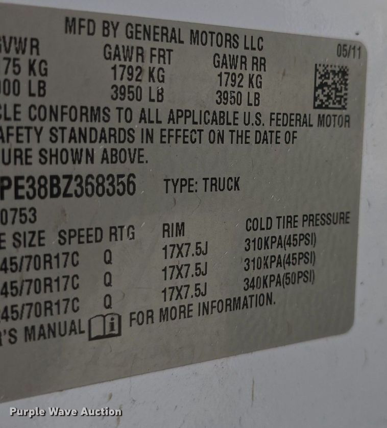 image for item DM1723 2011 Chevrolet  Silverado 1500 Ext. Cab pickup truck