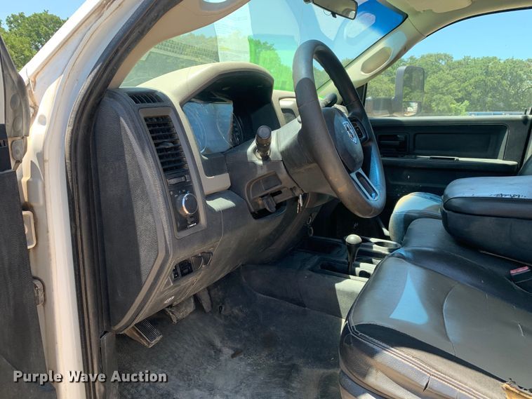 image for item DM7892 2012 Dodge Ram 5500HD Crew Cab flatbed truck