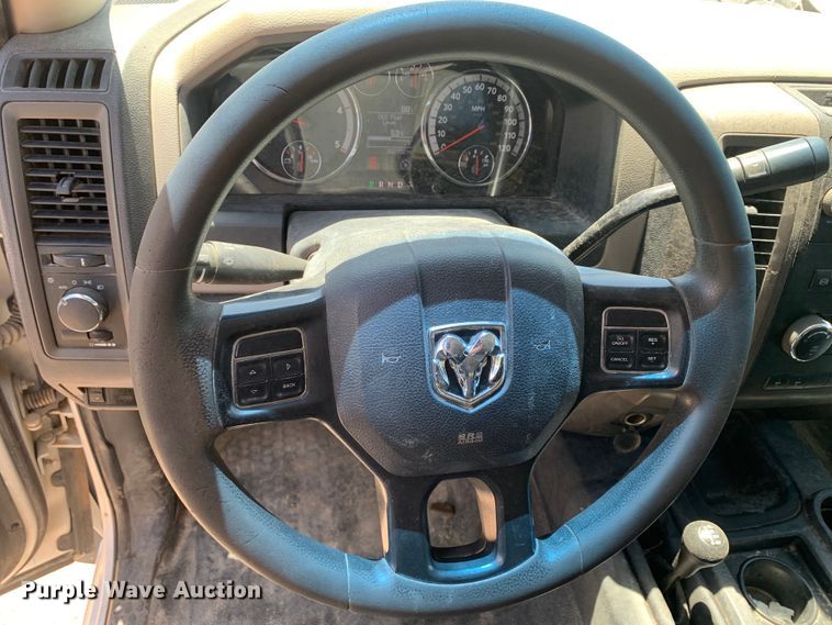 image for item DM7892 2012 Dodge Ram 5500HD Crew Cab flatbed truck