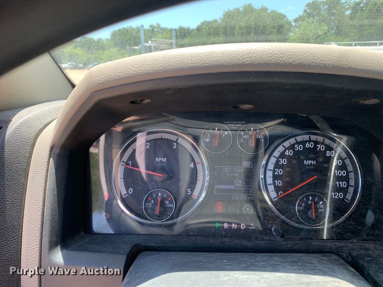 image for item DM7892 2012 Dodge Ram 5500HD Crew Cab flatbed truck