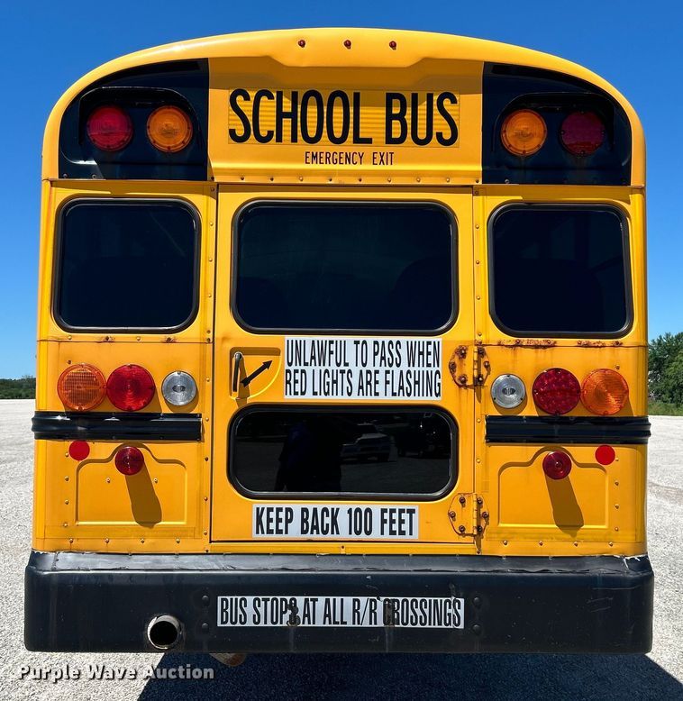 image for item DO6514 2016 Bluebird Vision school bus