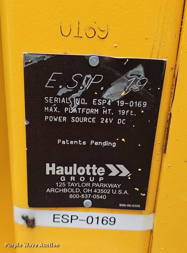 image for item DP0942 (5) Biljax ESP 19 vertical lifts