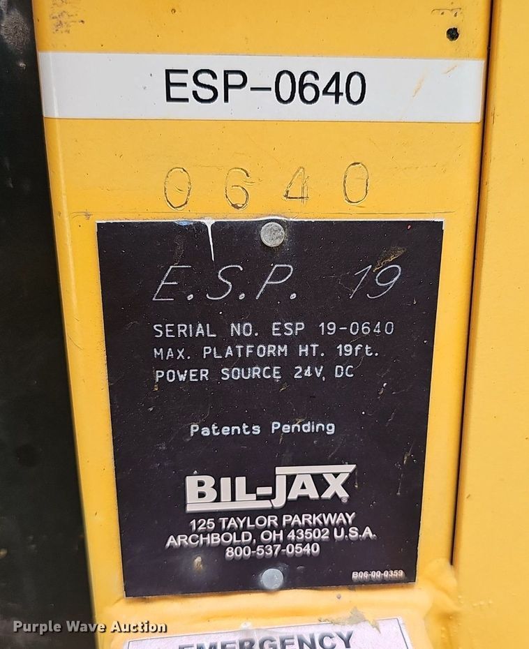 image for item DP0942 (5) Biljax ESP 19 vertical lifts