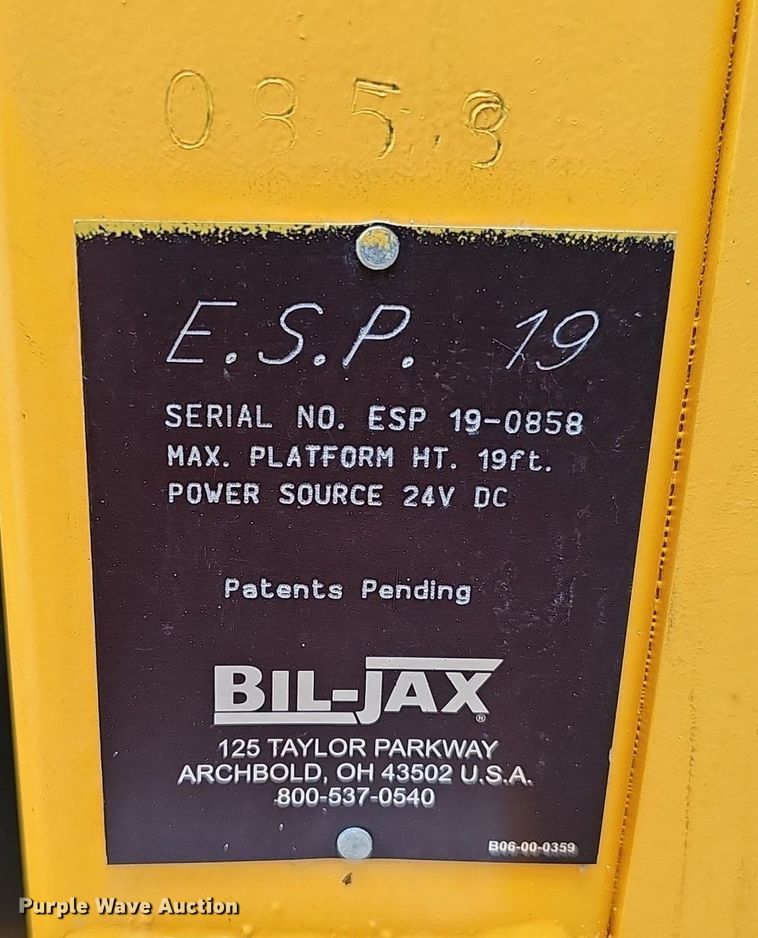 image for item DP0942 (5) Biljax ESP 19 vertical lifts