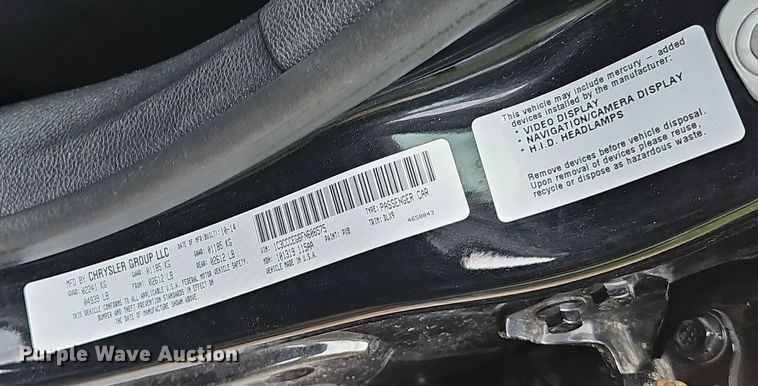 image for item DP0996 2015 Chrysler 200 C 