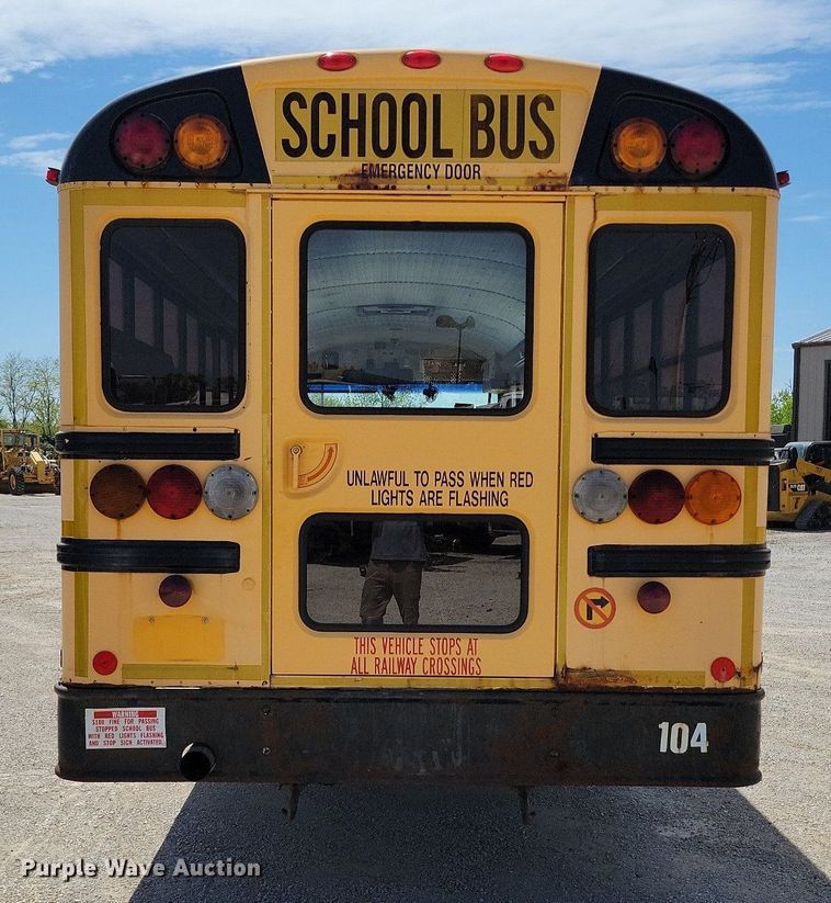 image for item DP1400 2007 International CE200 school bus