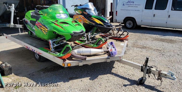 image for item DP1422 (2) Arctic Cat snowmobiles