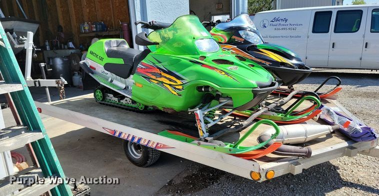 image for item DP1422 (2) Arctic Cat snowmobiles