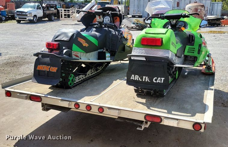 image for item DP1422 (2) Arctic Cat snowmobiles
