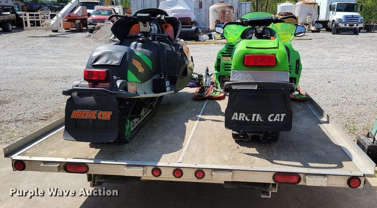image for item DP1422 (2) Arctic Cat snowmobiles