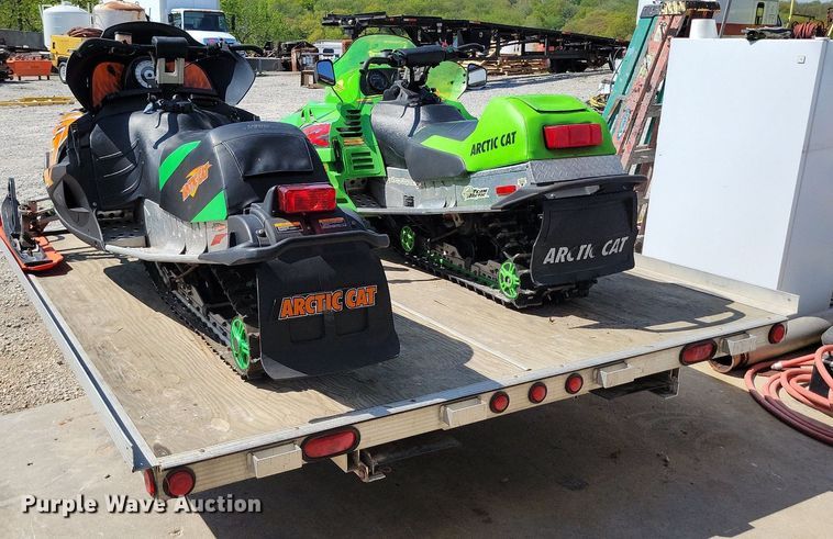 image for item DP1422 (2) Arctic Cat snowmobiles