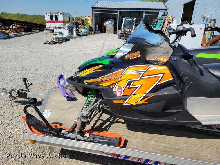 image for item DP1422 (2) Arctic Cat snowmobiles