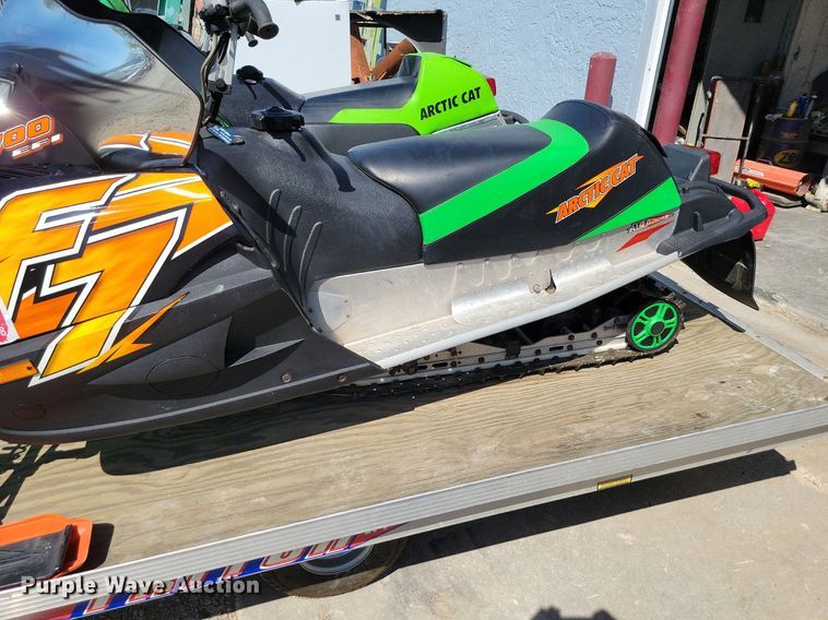 image for item DP1422 (2) Arctic Cat snowmobiles