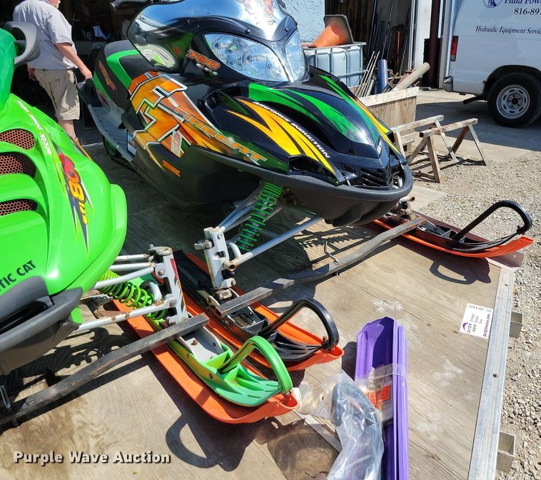 image for item DP1422 (2) Arctic Cat snowmobiles