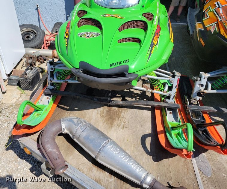 image for item DP1422 (2) Arctic Cat snowmobiles