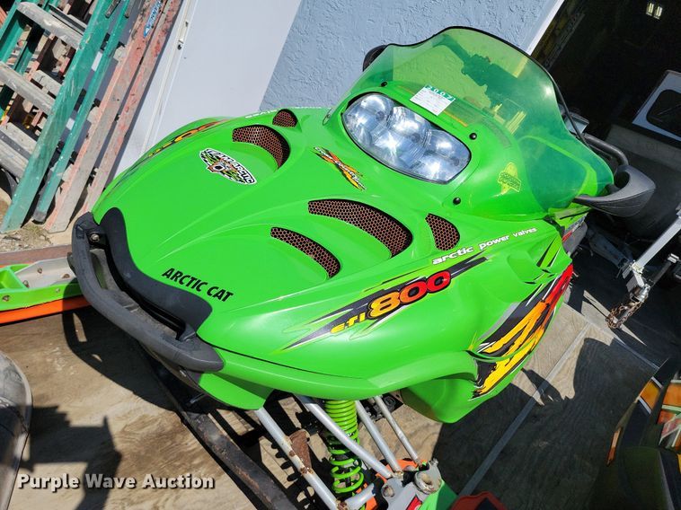 image for item DP1422 (2) Arctic Cat snowmobiles