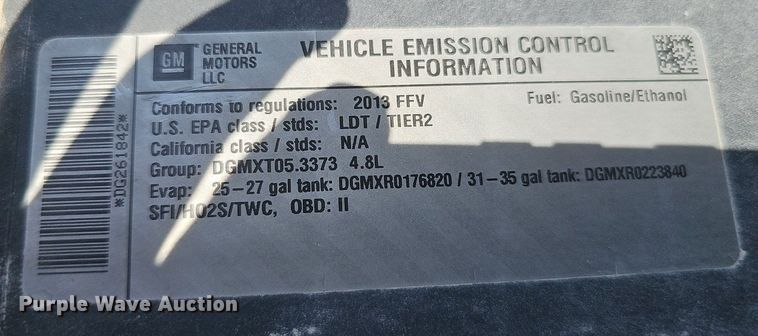 image for item DP6522 2013 GMC Sierra 1500 Crew Cab pickup truck