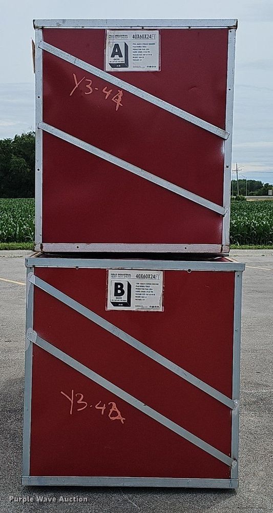 image for item DP6537 2024 Hills Industrial W40*L60*H24FT double truss arch shelter