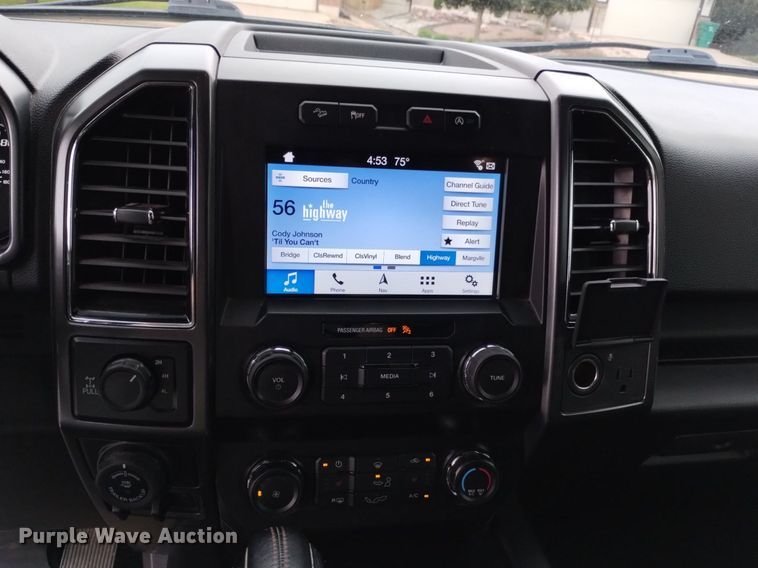 image for item DQ6126 2019 Ford F150 XLT Sport SuperCrew pickup truck