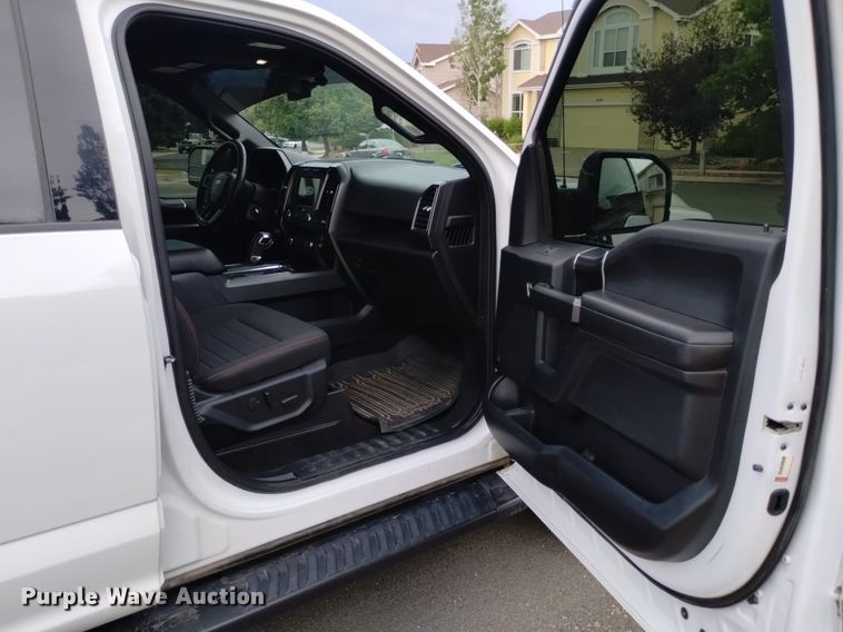 image for item DQ6126 2019 Ford F150 XLT Sport SuperCrew pickup truck