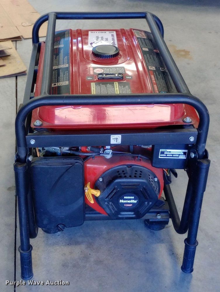 image for item DQ7126 2006 Homelite HG6000 generator