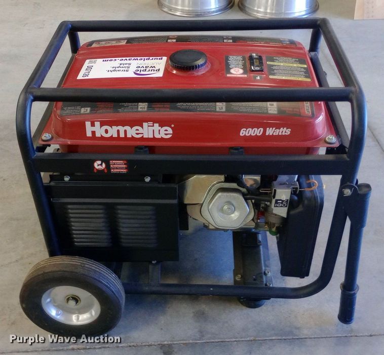 image for item DQ7126 2006 Homelite HG6000 generator