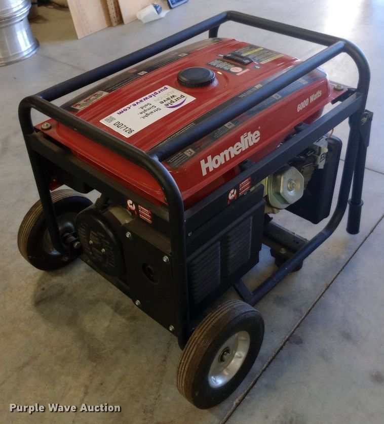 image for item DQ7126 2006 Homelite HG6000 generator