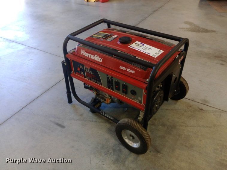 image for item DQ7126 2006 Homelite HG6000 generator