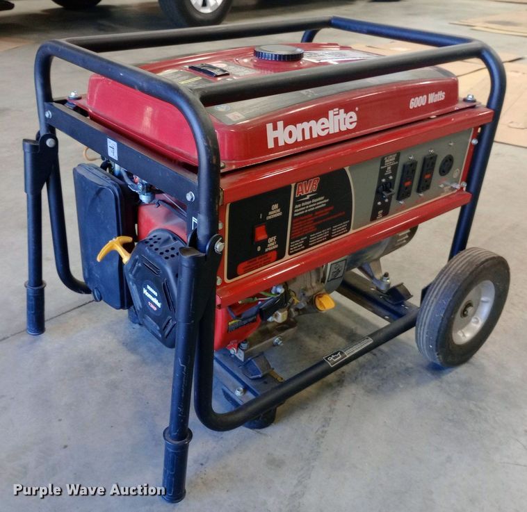 image for item DQ7126 2006 Homelite HG6000 generator