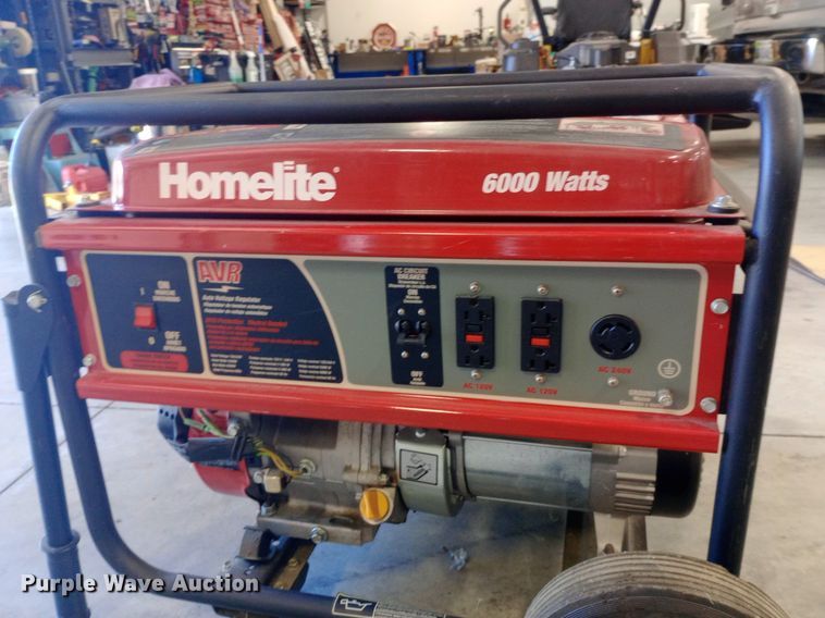 image for item DQ7126 2006 Homelite HG6000 generator
