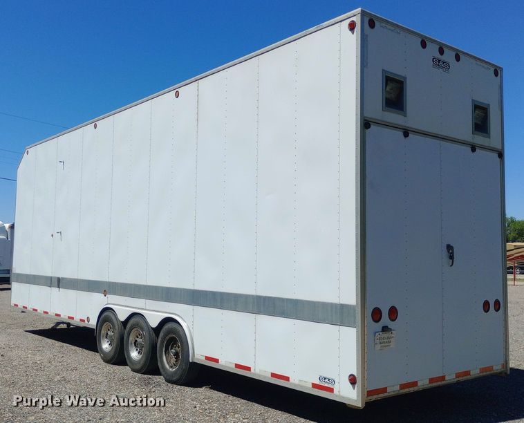 image for item DQ7133 2001 S&S Welding  32T102T enclosed cargo trailer