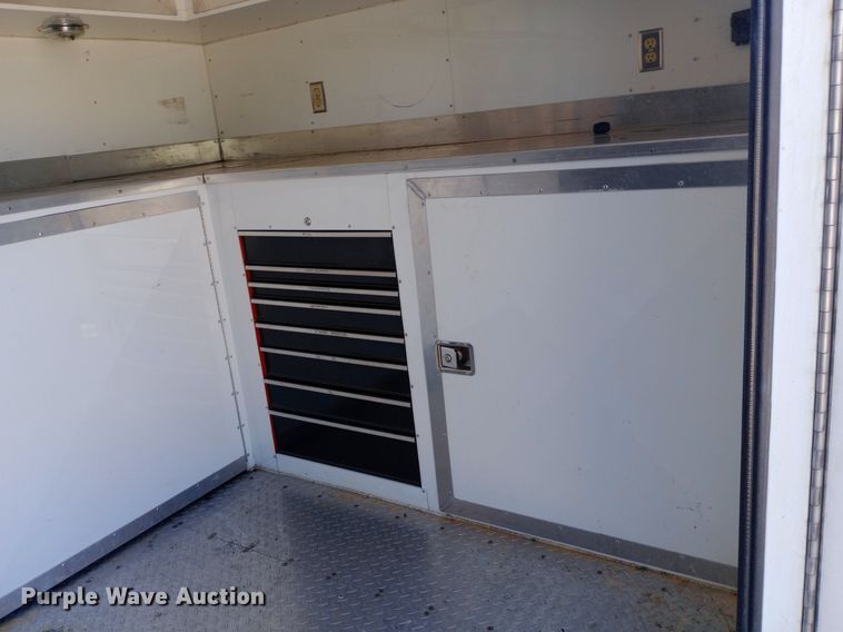 image for item DQ7133 2001 S&S Welding  32T102T enclosed cargo trailer