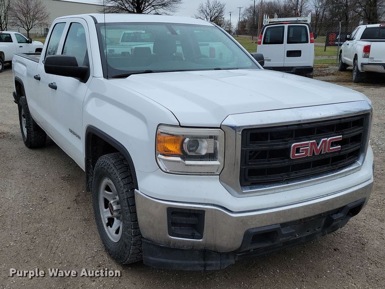 image for item DR7893 2015 GMC Sierra 1500 Double Cab pickup truck