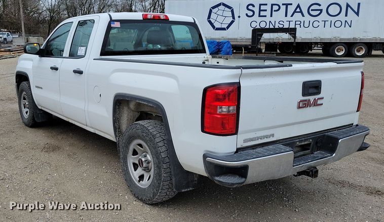 image for item DR7893 2015 GMC Sierra 1500 Double Cab pickup truck