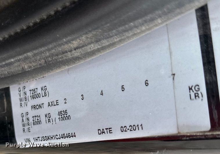 image for item DS4166 2012 International  Terrastar box truck