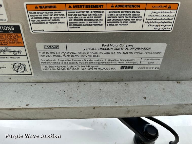 image for item DS5561 2021 Ford  F59 delivery truck