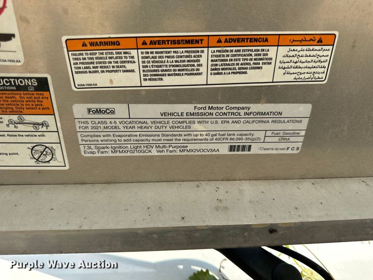 image for item DS5562 2021 Ford  F59 delivery truck