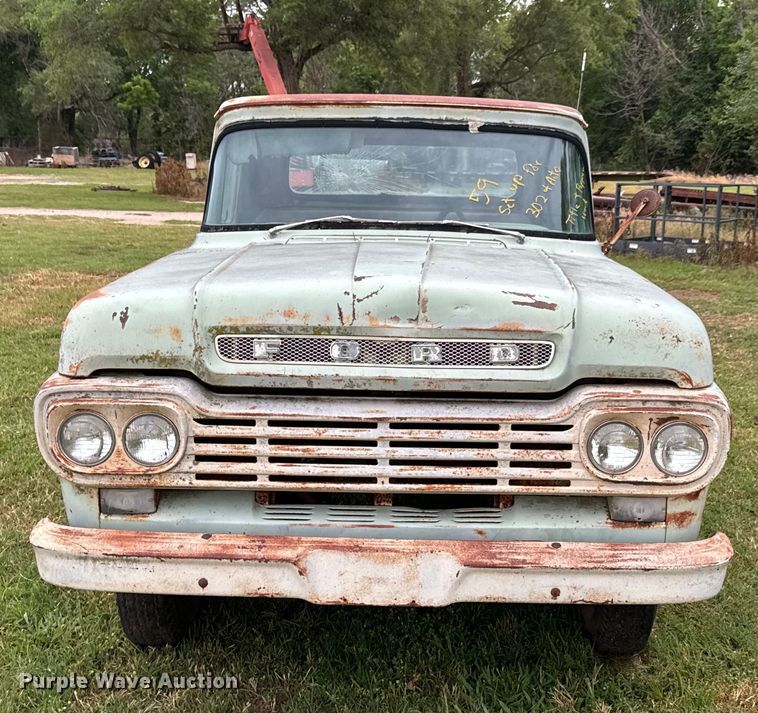 image for item DX0671 1959 Ford F100 pickup truck