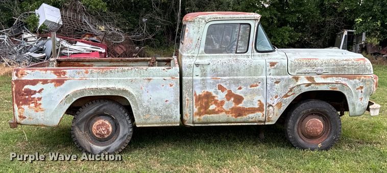 image for item DX0671 1959 Ford F100 pickup truck